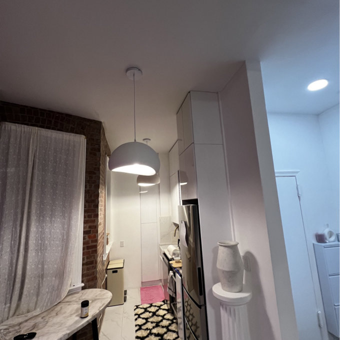 Brayden Studio® Rosenstein 1 - Light Rattan Pendant & Reviews